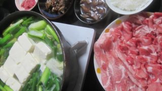 IMG 0010 320x180 - ネギと豆腐たっぷりな鍋とブリの漬け＆血合いの生姜煮