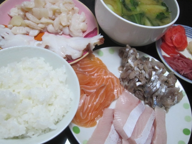 IMG 0029 - 生魚を食べたい欲求が臨界突破したので刺身晩飯