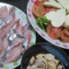 IMG 0537 100x100 - 鮭と鰆の切り身と豚汁とタコ頭ロール