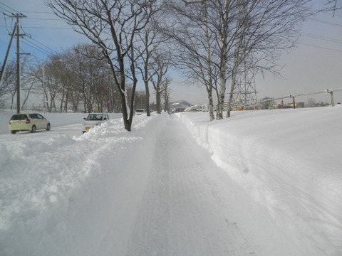 北海道の冬の生活08　～除雪状況/最近の食事～