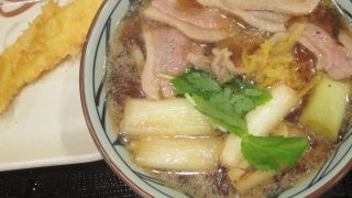 丸亀製麺の鴨ねぎうどん / 釜玉うどんのベビースターラーメン