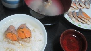 阪元屋の鮒寿司(琵琶湖)をお茶漬け風にして食べてみた