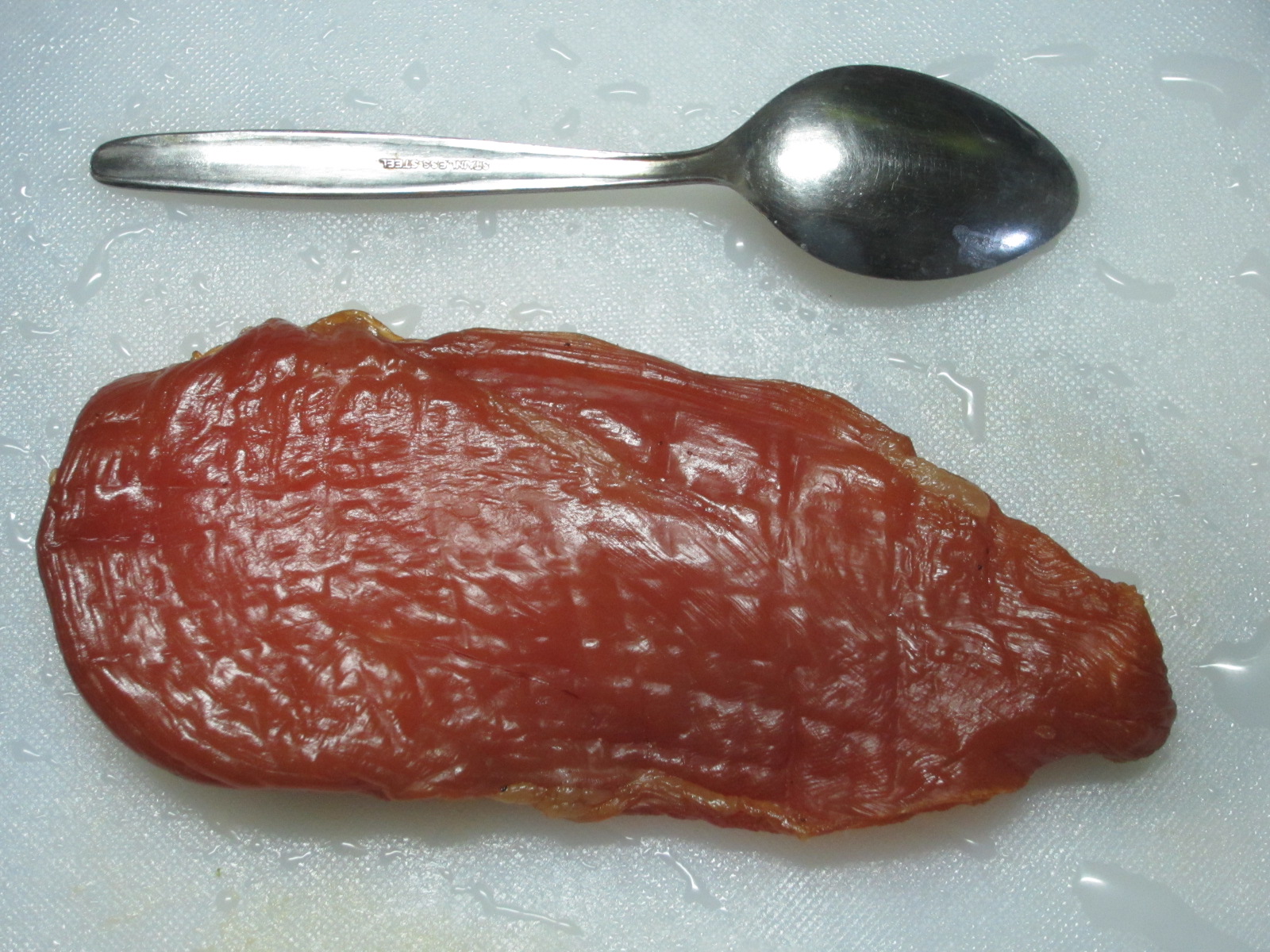 燻製干し肉後編 干して五日目くらいの見た目や調理方法とその味 北海道の食事ブログ